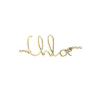 Chloé Gold Brass Thin Belt - Zeiniez