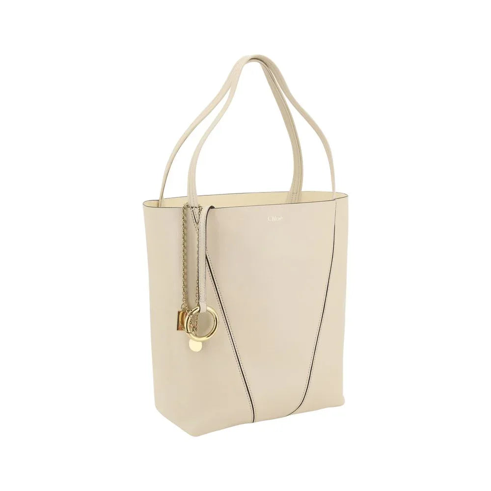 Chloé Beige Calf Leather Bos Taurus Shoulder Bag - Zeiniez