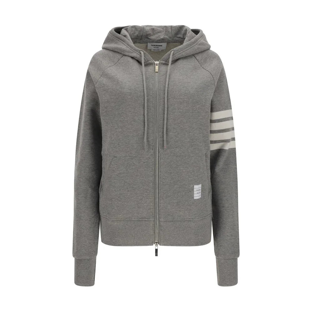 Thom Browne Gray Cotton Sweatshirt - Zeiniez