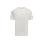 Jil Sander Beige Cotton T-Shirt - Zeiniez