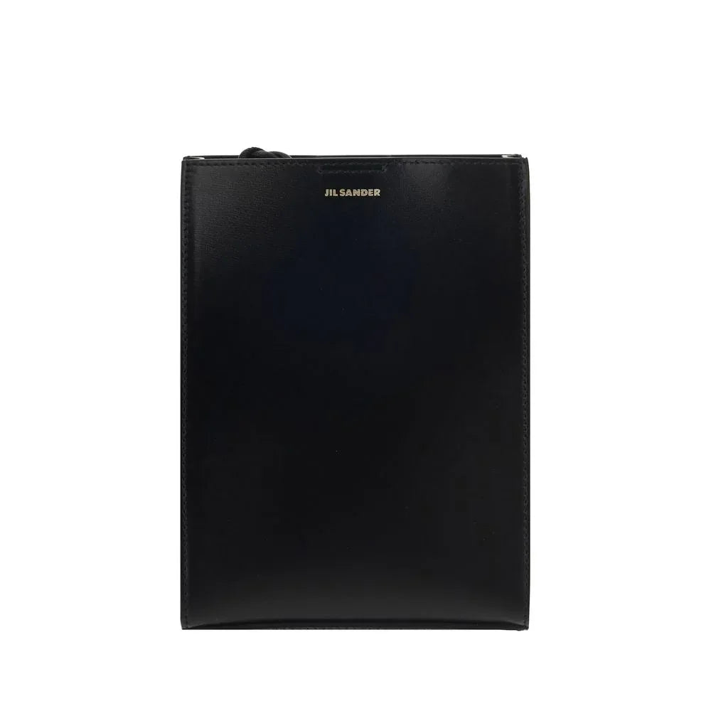 Jil Sander Black Calf Leather Bos Taurus Shoulder Bag - Zeiniez