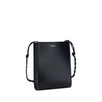 Jil Sander Black Calf Leather Bos Taurus Shoulder Bag - Zeiniez