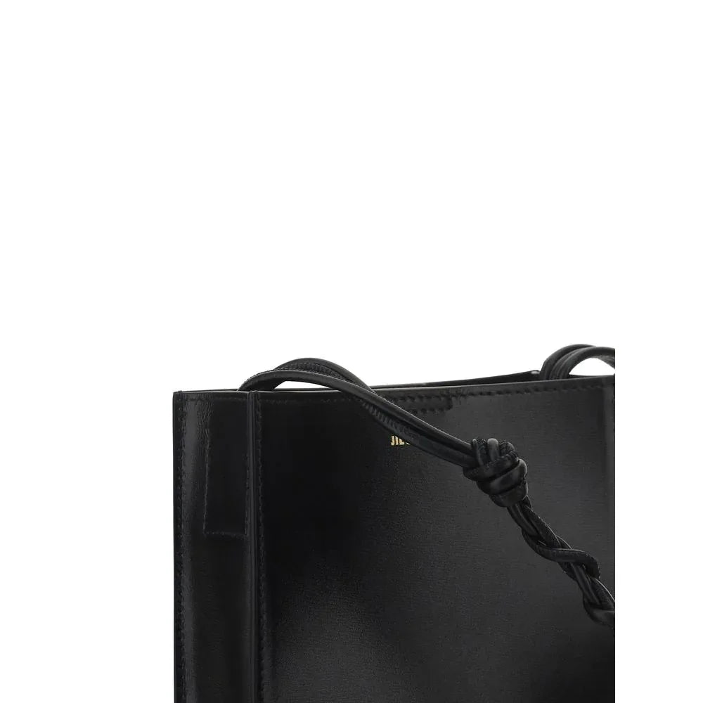 Jil Sander Black Calf Leather Bos Taurus Shoulder Bag - Zeiniez