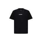 Jil Sander Black Cotton T-Shirt - Zeiniez