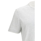 Brunello Cucinelli Gray Cotton T-Shirt - Zeiniez
