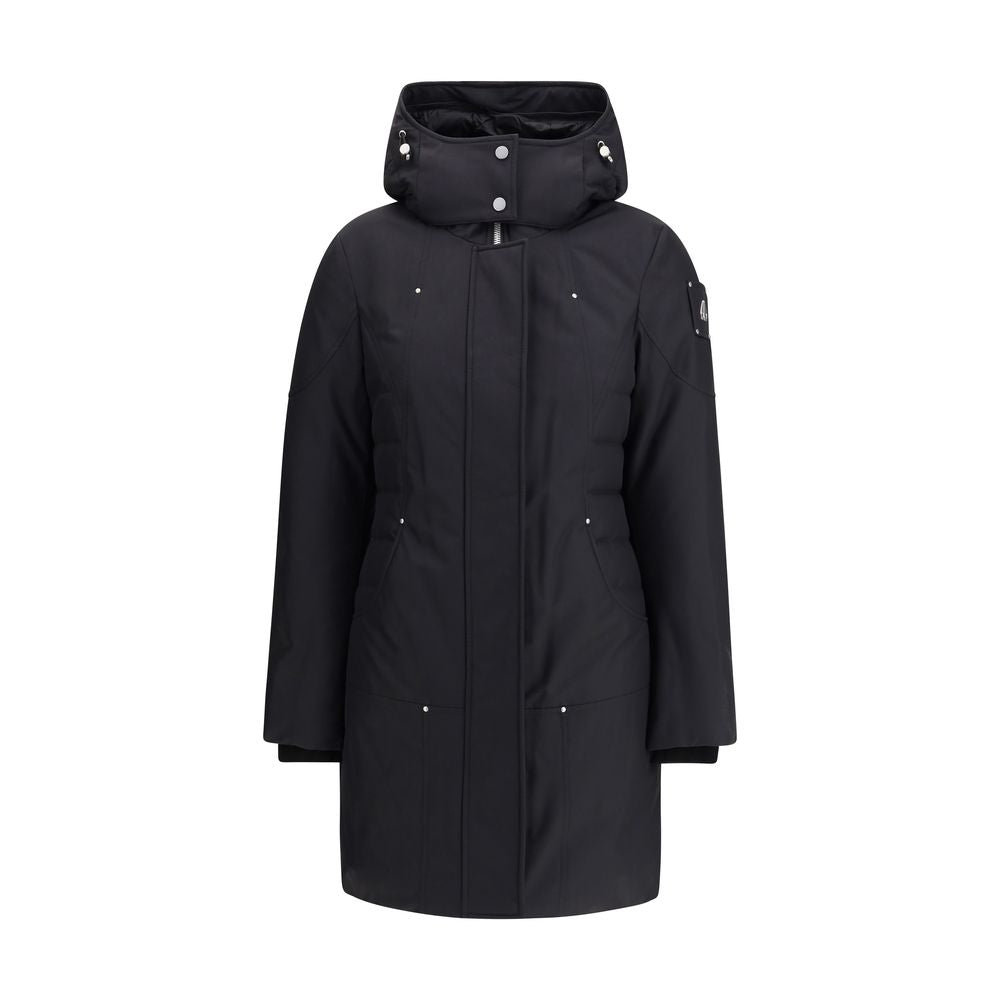 Moose Knuckles Black Recycled Polyester Parka Moose Knuckles