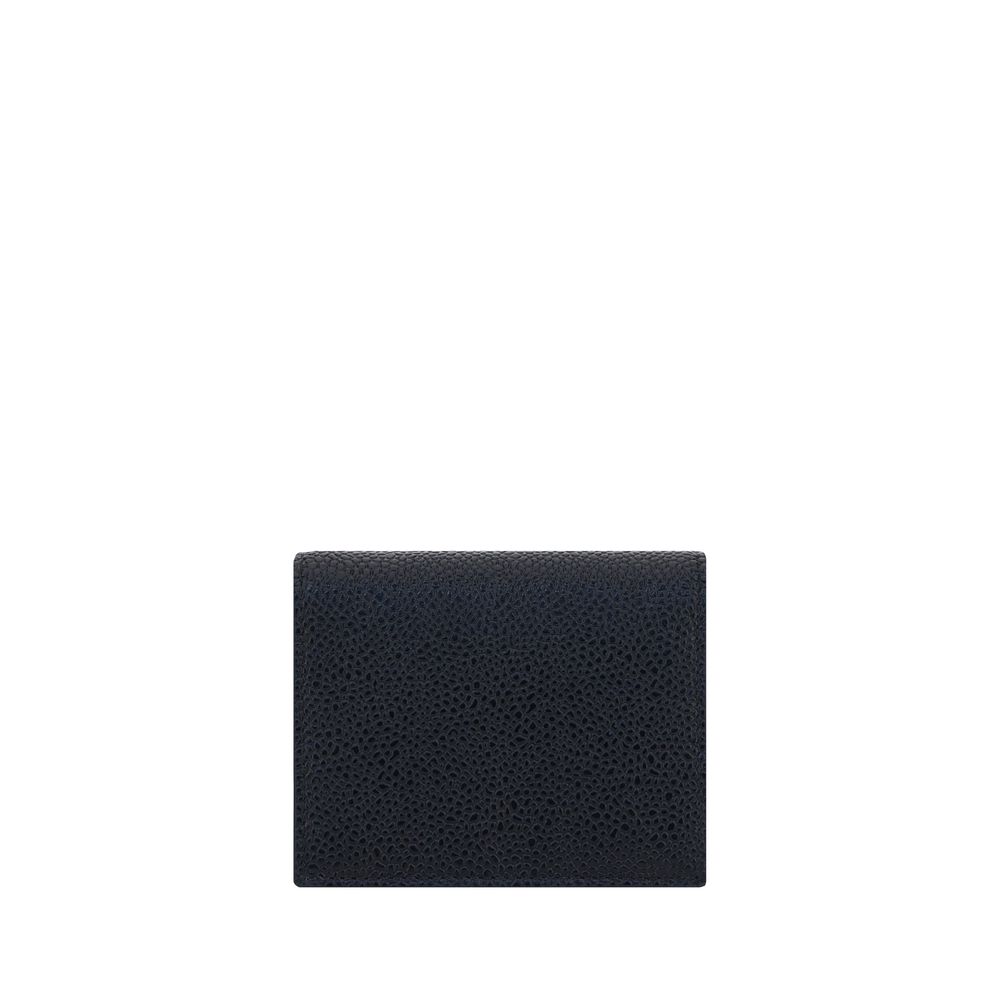 Thom Browne Black Calf Leather Bos Taurus Wallet Thom Browne