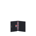 Thom Browne Black Calf Leather Bos Taurus Wallet Thom Browne