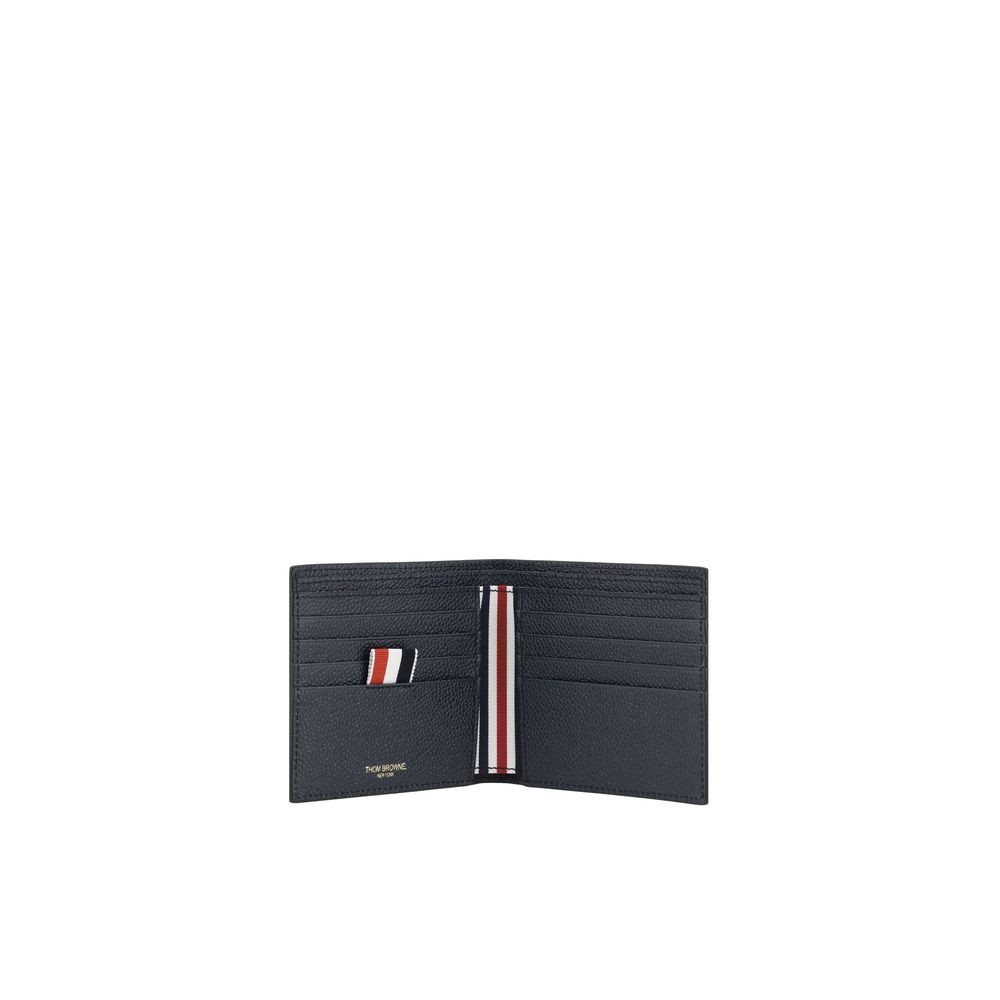 Thom Browne Blue Calf Leather Bos Taurus Wallet Thom Browne