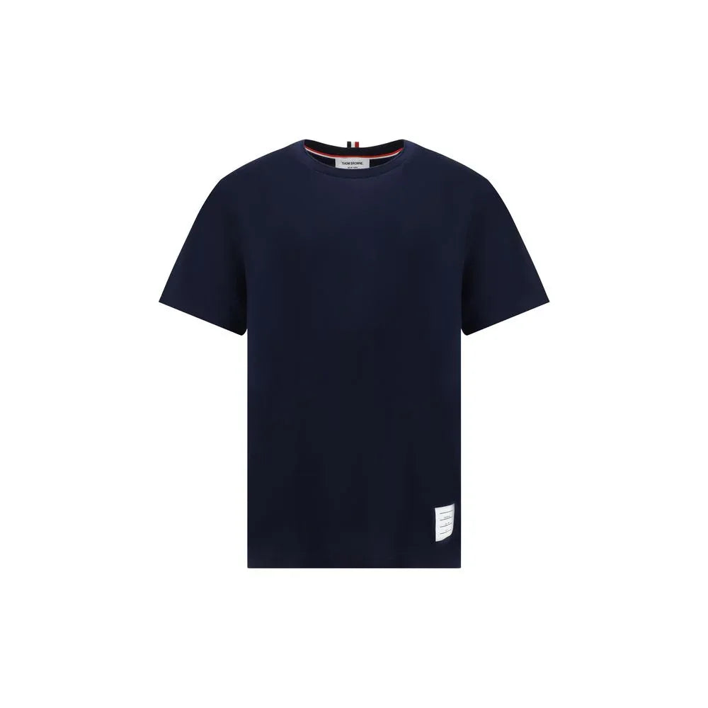 Thom Browne Blue Cotton T-Shirt