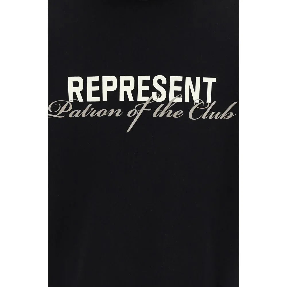 Represent Black Cotton Sweatshirt - Zeiniez