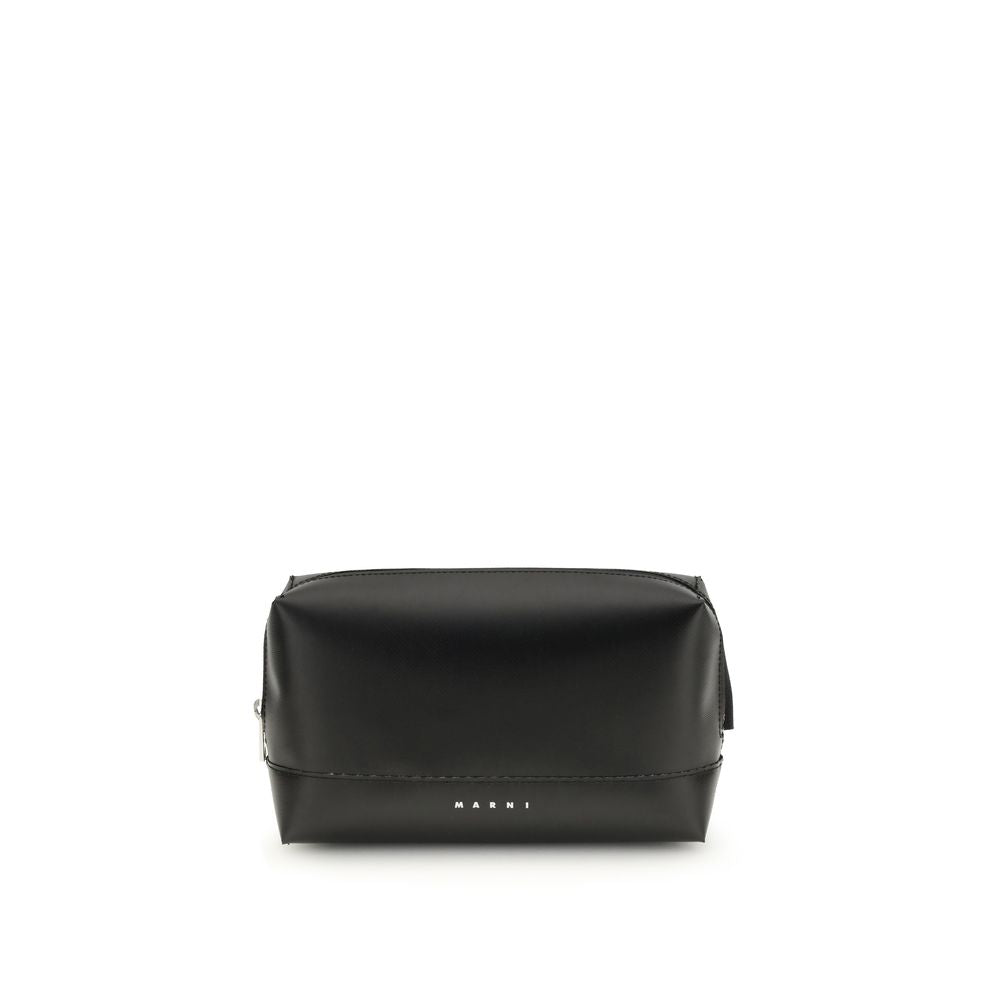 Marni Black Calf Leather Bos Taurus Shoulder Bag Marni