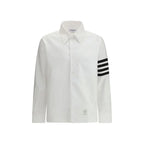 Thom Browne White Cotton Dress Shirt - Zeiniez
