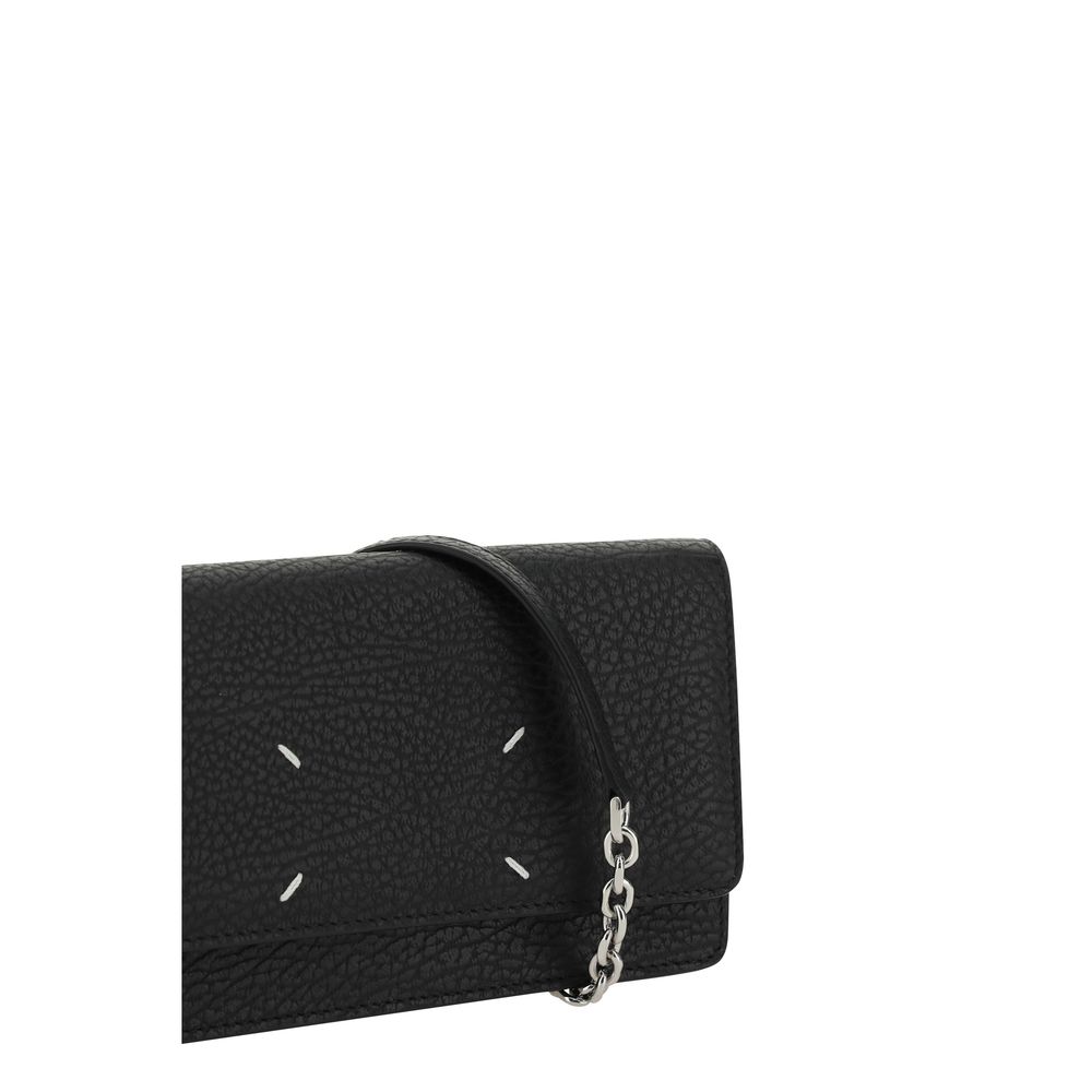 Margiela Black Calf Leather Bos Taurus Wallet Margiela
