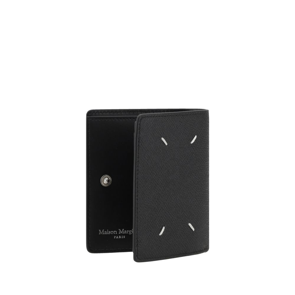 Margiela Black Calf Leather Bos Taurus Wallet Margiela