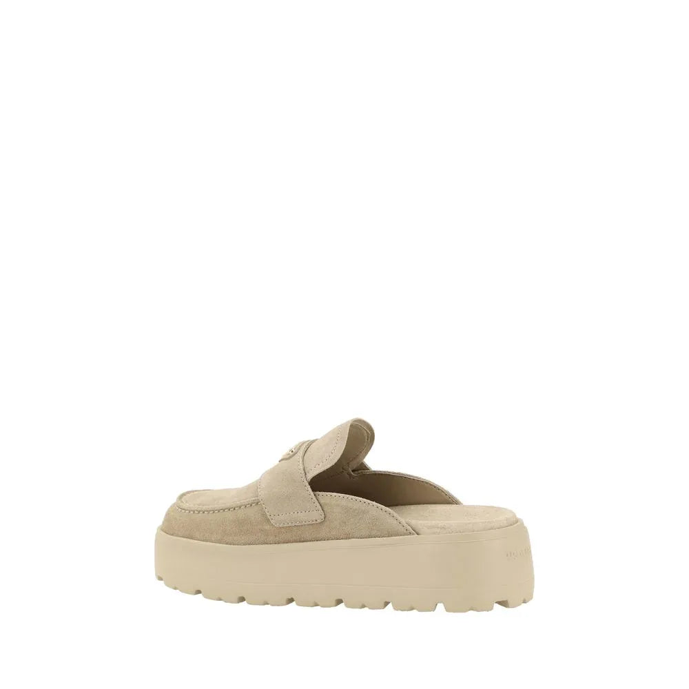 Prada Beige Rubber Mules - Zeiniez