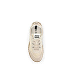 Miu Miu Cream Recycled Polyamide Athletic Sneakers