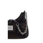 Maison Margiela Black Calf Leather Bos Taurus Shoulder Bag - Zeiniez