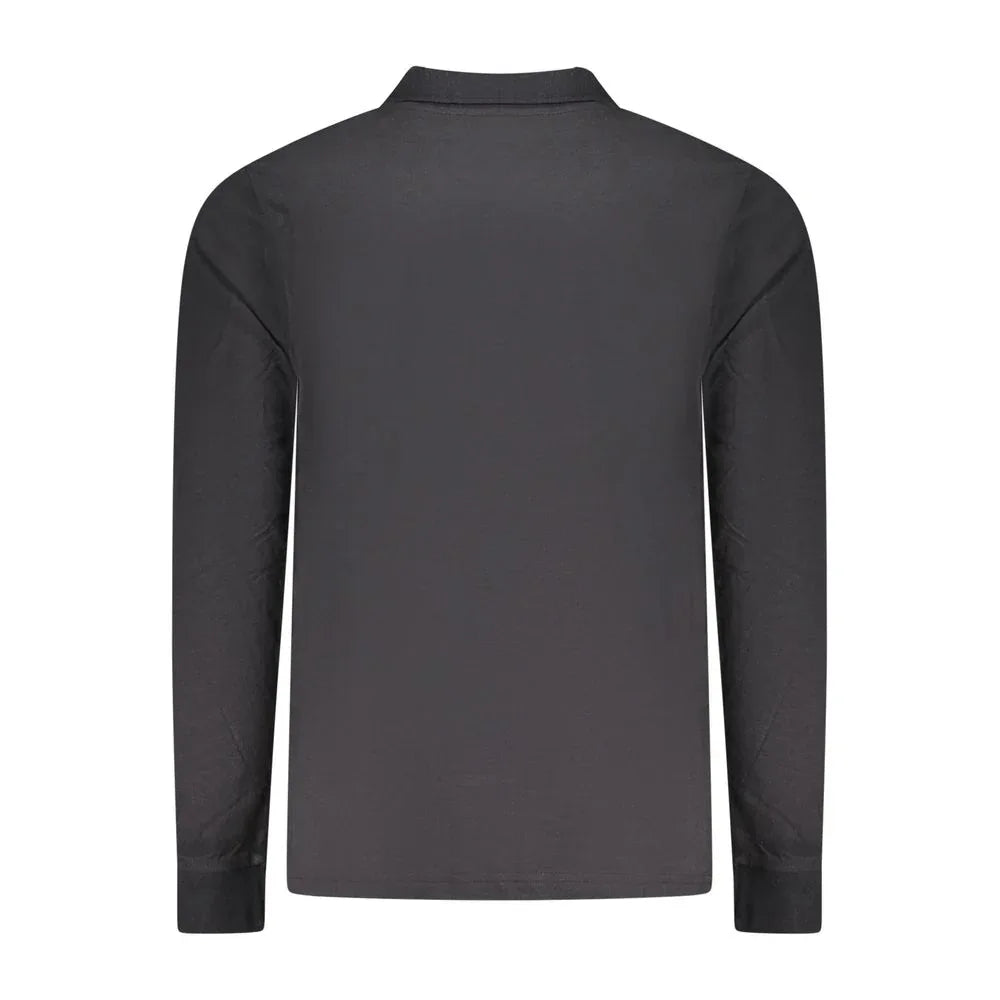 Norway 1963 Black Cotton Men Polo Shirt - Zeiniez