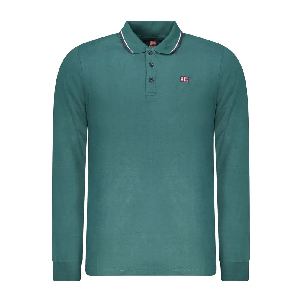 Norway 1963 Verde Cotton Men Polo - Zeiniez