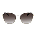 Longchamp Gold Metal Sunglasses