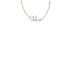 Chloé Gold Brass Necklace Chloé