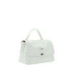 Zanellato White Calf Leather Bos Taurus Shoulder Bag - Zeiniez