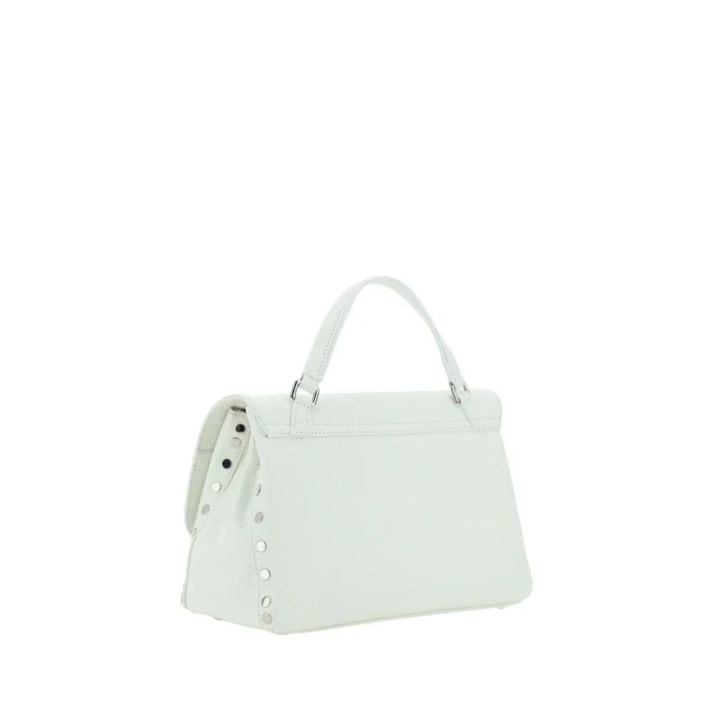 Zanellato White Calf Leather Bos Taurus Shoulder Bag - Zeiniez