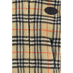 Burberry Multicolor Wool Full-Length Jacket Burberry