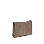 Etro Brown Calf Leather Bos Taurus Clutch Bag - Zeiniez