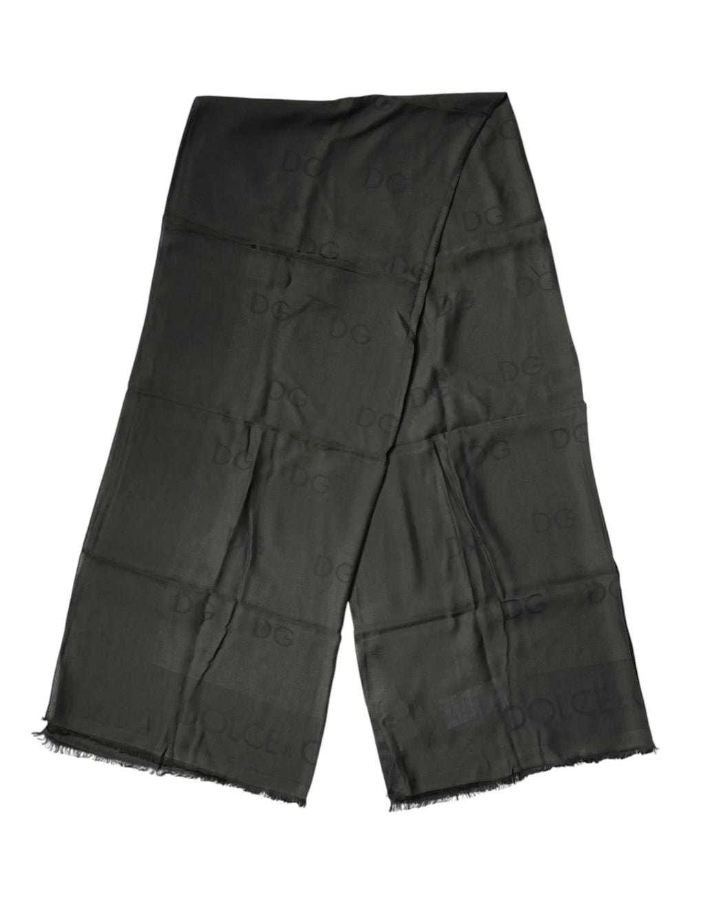 Dolce & Gabbana Black Modal Neck Wrap Men Shawl Men Scarf - Zeiniez