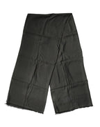 Dolce & Gabbana Black Modal Neck Wrap Men Shawl Men Scarf - Zeiniez