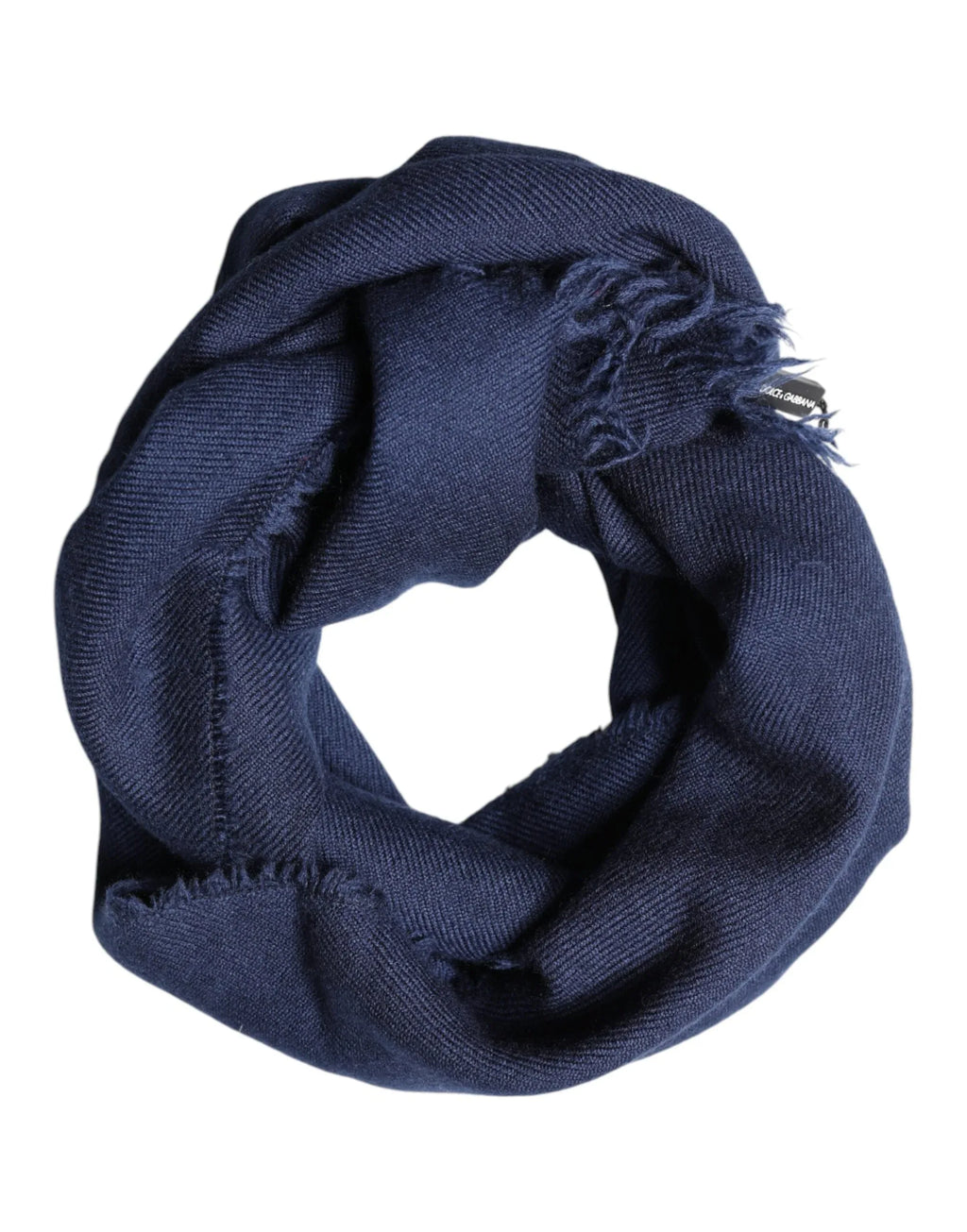 Dolce & Gabbana Scarf Blue Cashmere Neck Wrap Shawl Men - Zeiniez
