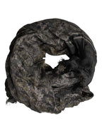 Dolce & Gabbana Brown Camouflage Modal Men Shawl Scarf - Zeiniez