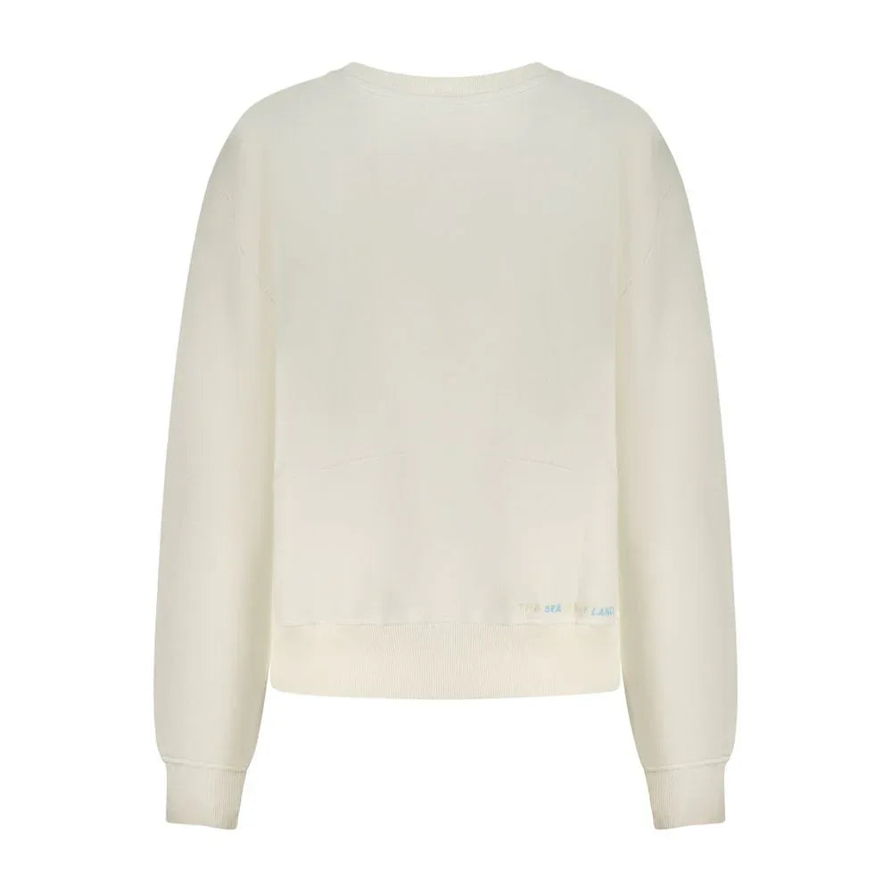 North Sails Bianco Cotton Women Sweatshirt - Zeiniez