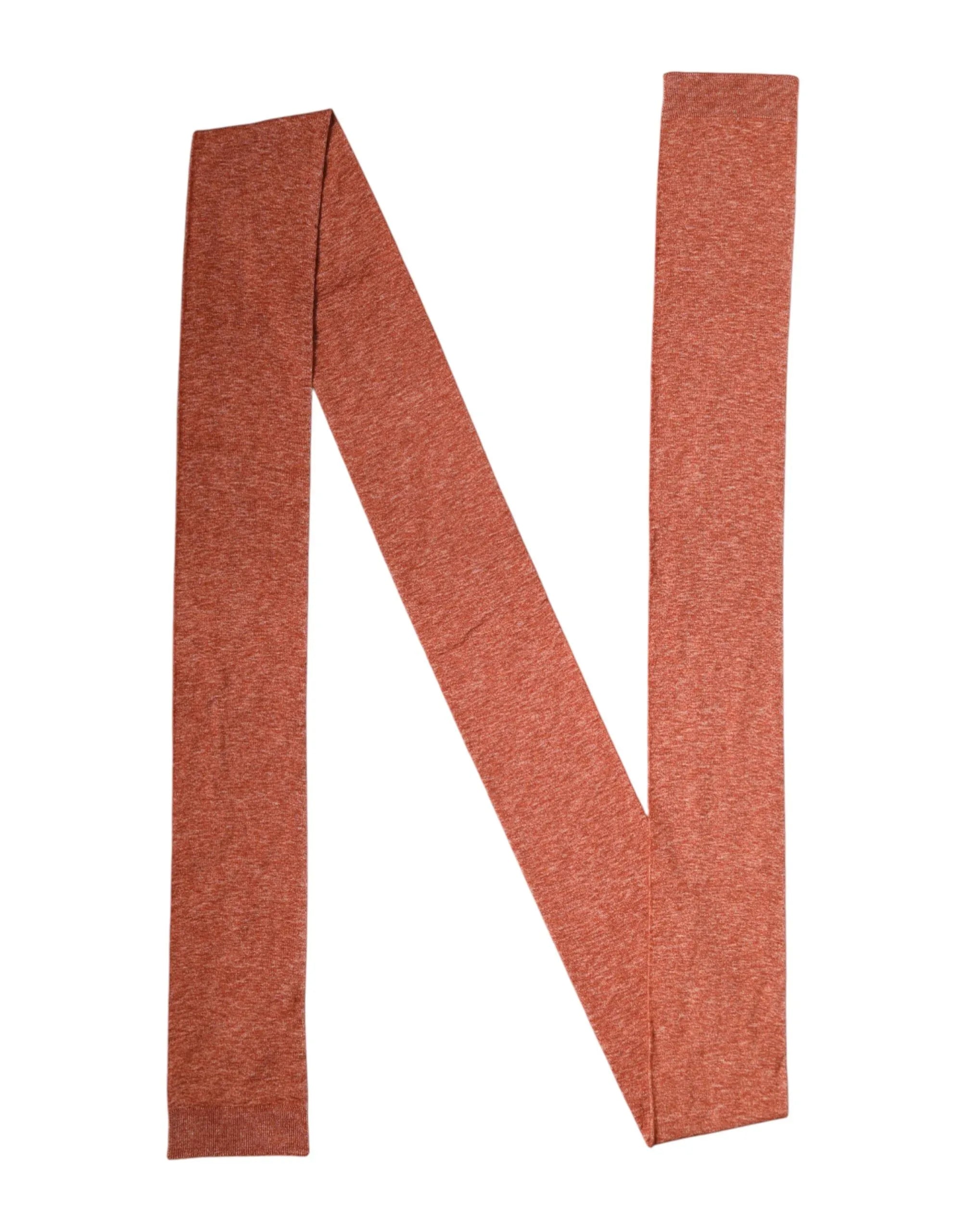 Dolce & Gabbana Orange Silk Cashmere Neck Wrap Shawl Scarf - Zeiniez