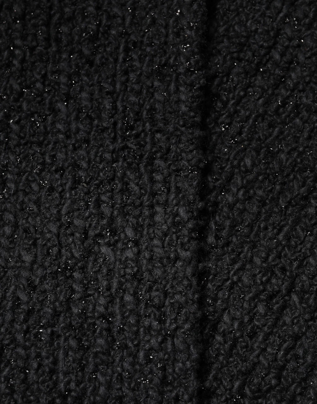 Dolce & Gabbana Black Cashmere Knit Shawl Fringes Scarf - Zeiniez