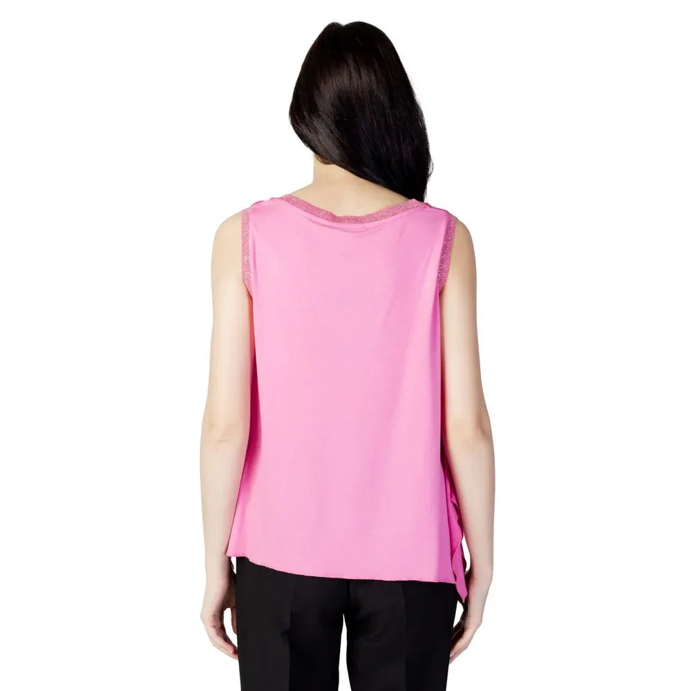 Hanny Deep Multicolor Polyester Tank Tops - Zeiniez