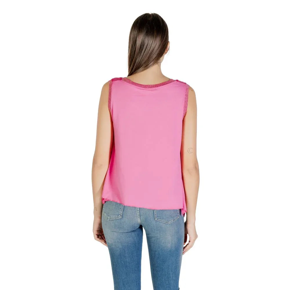 Hanny Deep Multicolor Polyester Tank Tops - Zeiniez