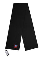 Dolce & Gabbana Blue Wool DG Loves London Neck Wrap Scarf - Zeiniez