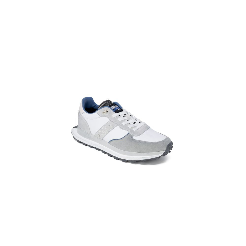 Blauer Gray Leather Athletic Sneakers Blauer