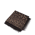 Valentino Garavani Brown Cashmere Foulard - Zeiniez