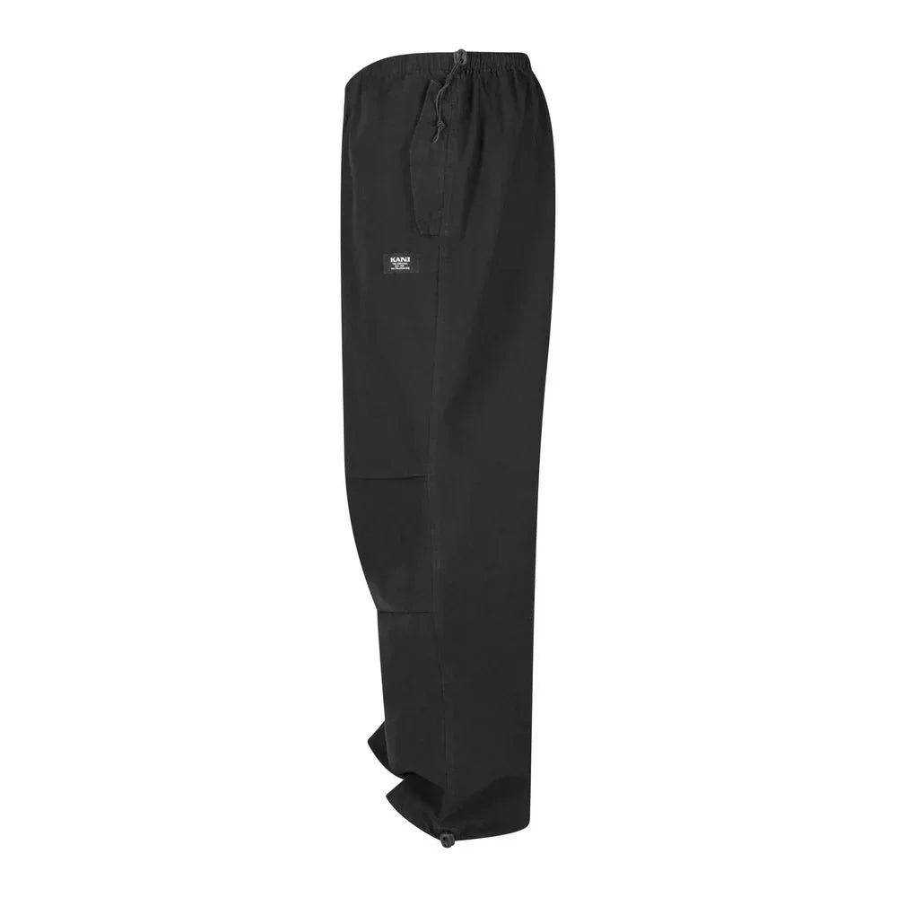 Karl Kani Black Cotton Casual Pants - Zeiniez