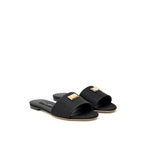 Dolce & Gabbana Black Polyester Slippers - Zeiniez