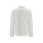 Max Mara White Cotton Dress Shirt