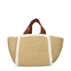 Marni Beige Raffia Handbag