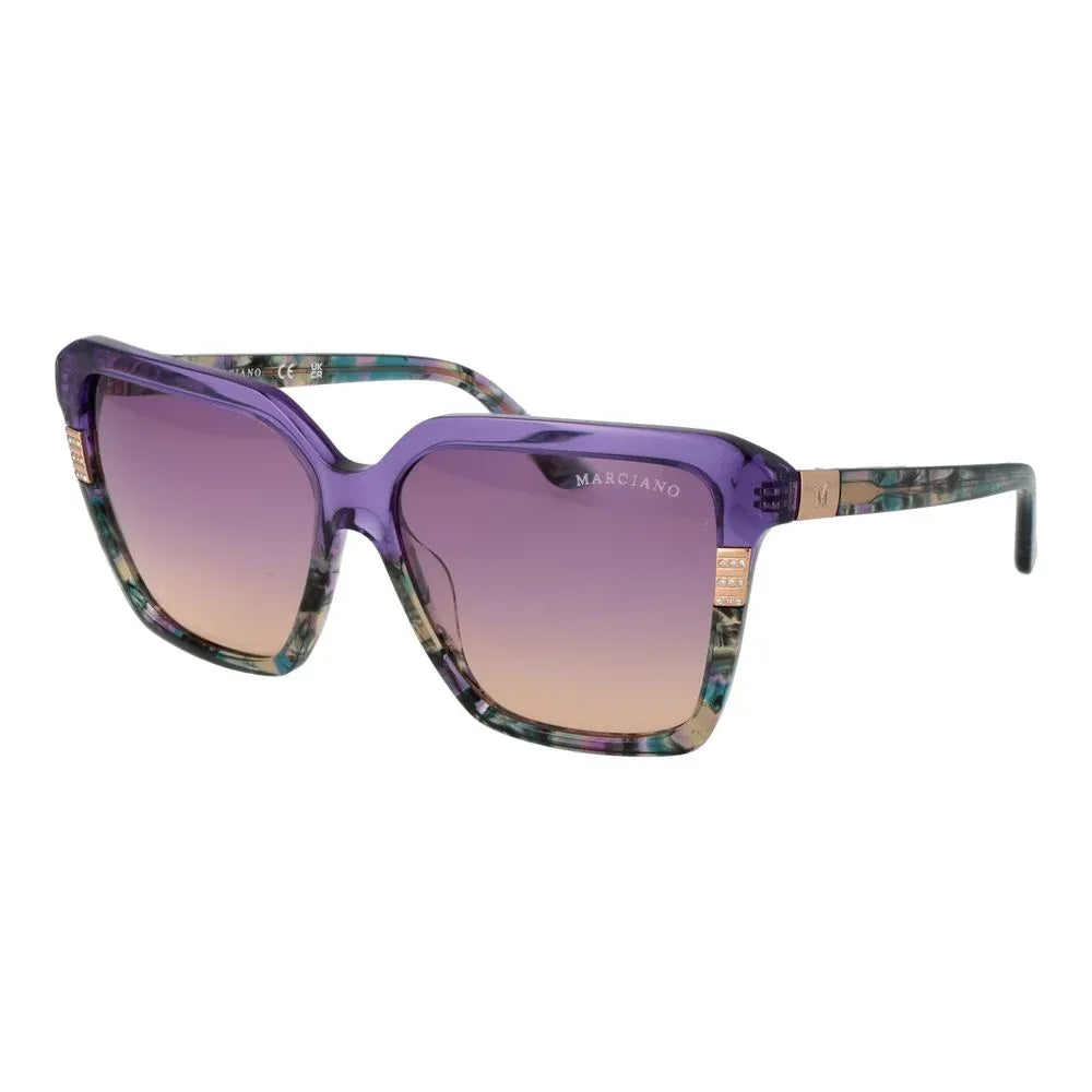 Marciano by Guess Purple Acetate Sunglasses - Zeiniez