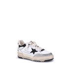 Golden Goose White Calf Leather Bos Taurus Chunky Sneakers - Zeiniez