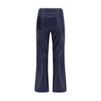 L'Agence Blue Cotton High-Waisted Jean - Zeiniez