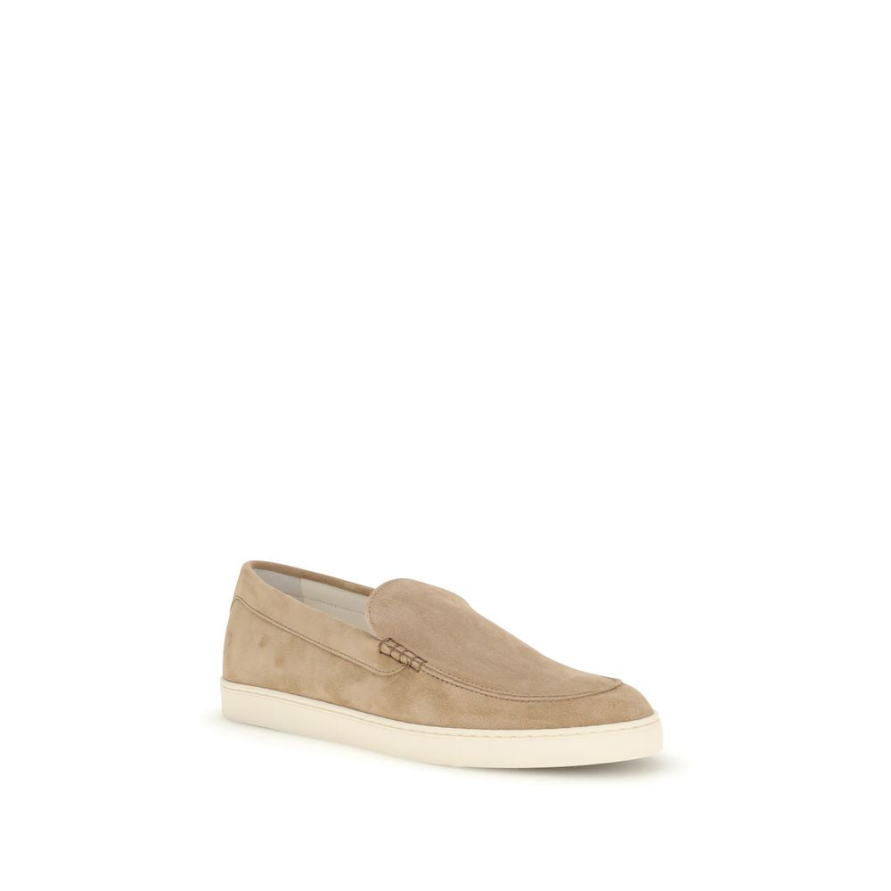 Brunello Cucinelli Beige Rubber Slip-On Loafers Brunello Cucinelli